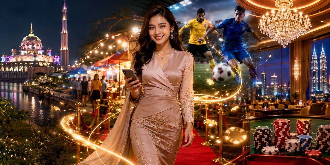 Suasana pertaruhan bola sepak dalam talian di Putrajaya dengan gaya tempatan Malaysia